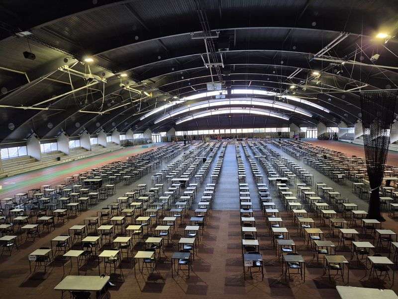 Salle principale du Palais Universitaire des Sports de l'Université de Montpellier.